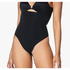 SPANX SPANXsculpt Power Series High-Waisted Thong Shapewear Black